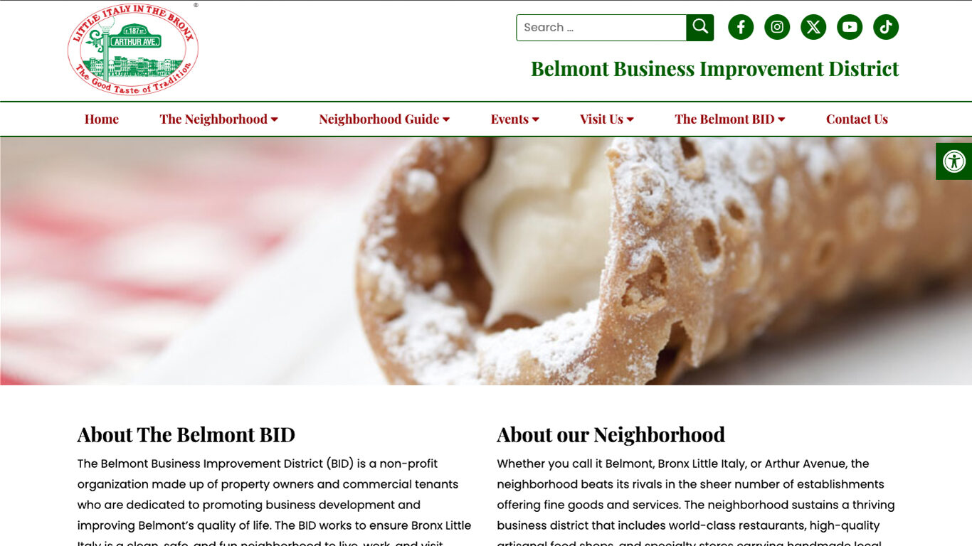 Bronx Little Italy Web Design & WordPress Build
