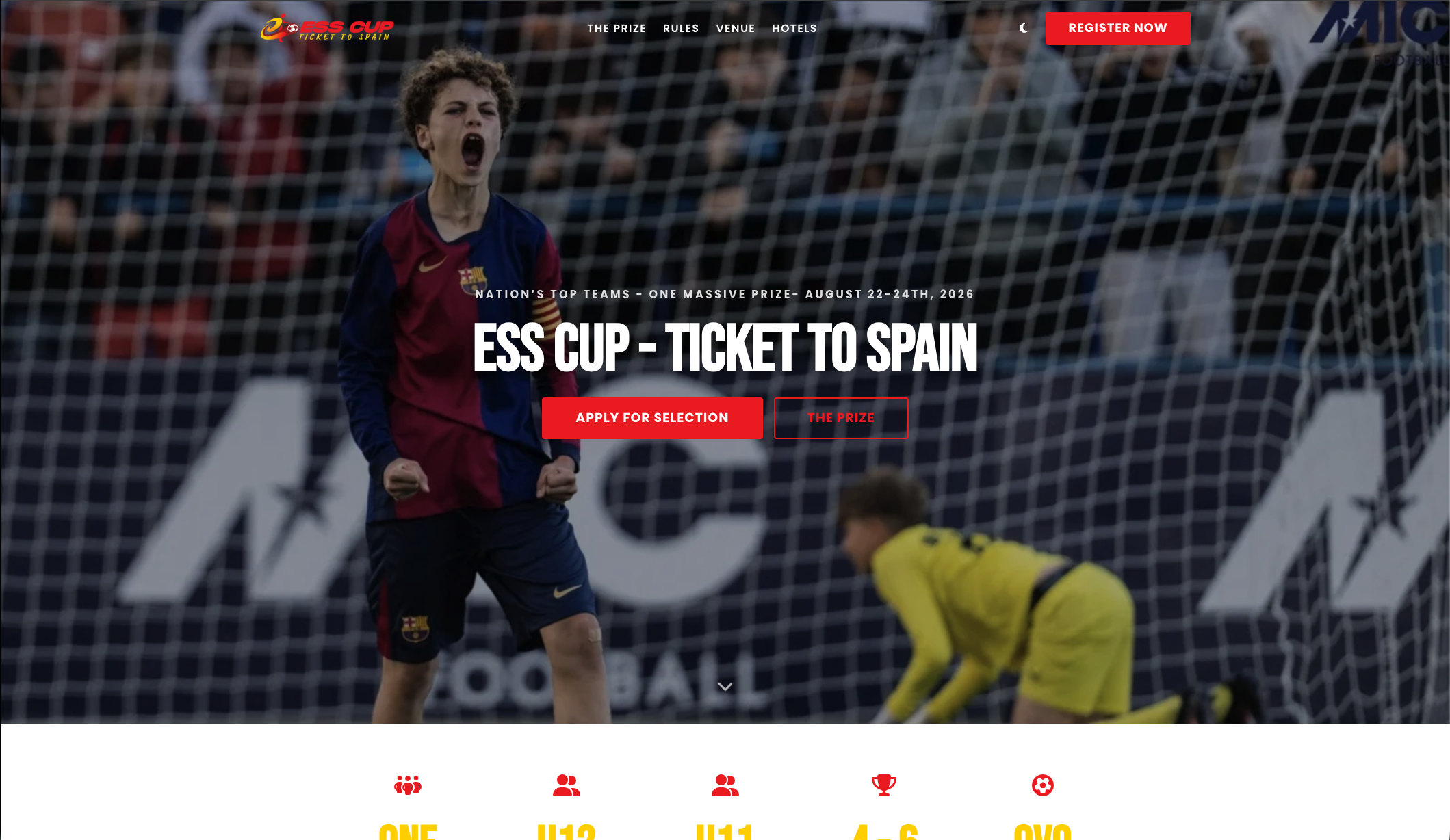 Custom WordPress – ESS Cup Soccer Tournament | Chris Hurst Freelance Web Designer & Developer