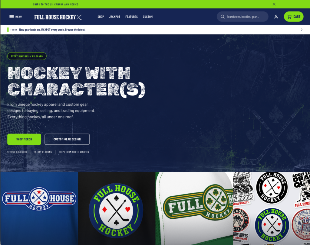 Full House Hockey | WordPress Development