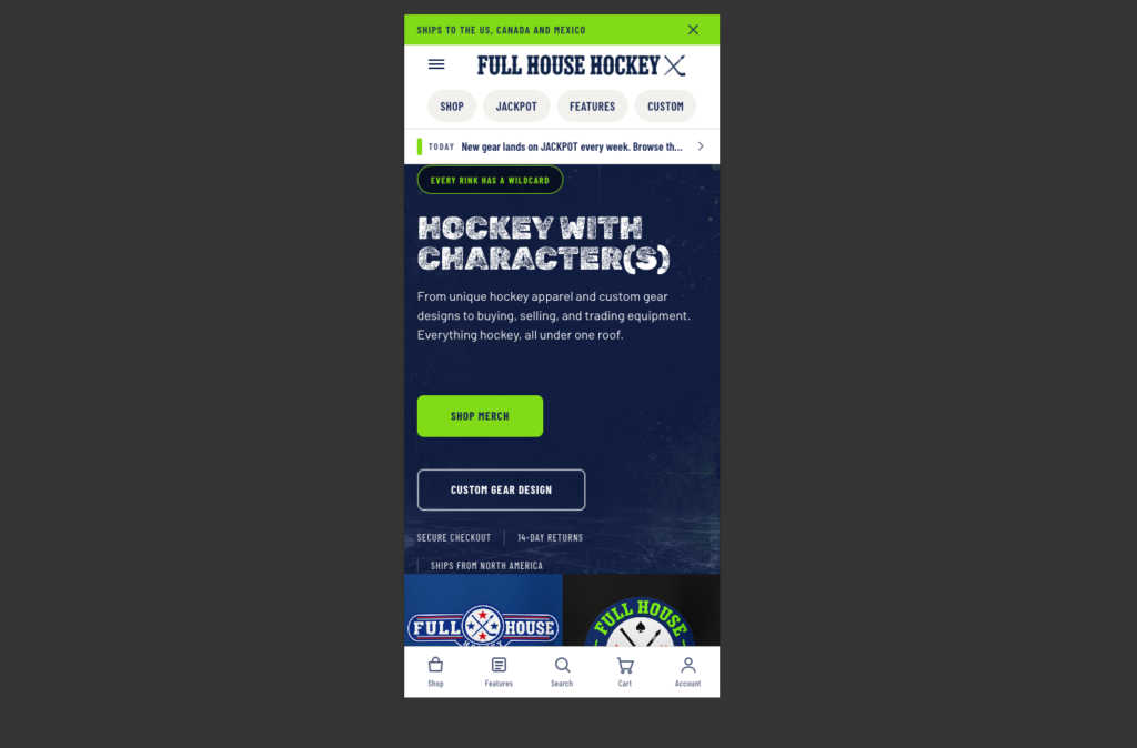 Full House Hockey | WordPress Development